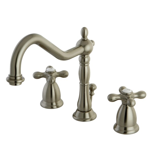 8" Widespread Bathroom Faucet, Brushed Nickel